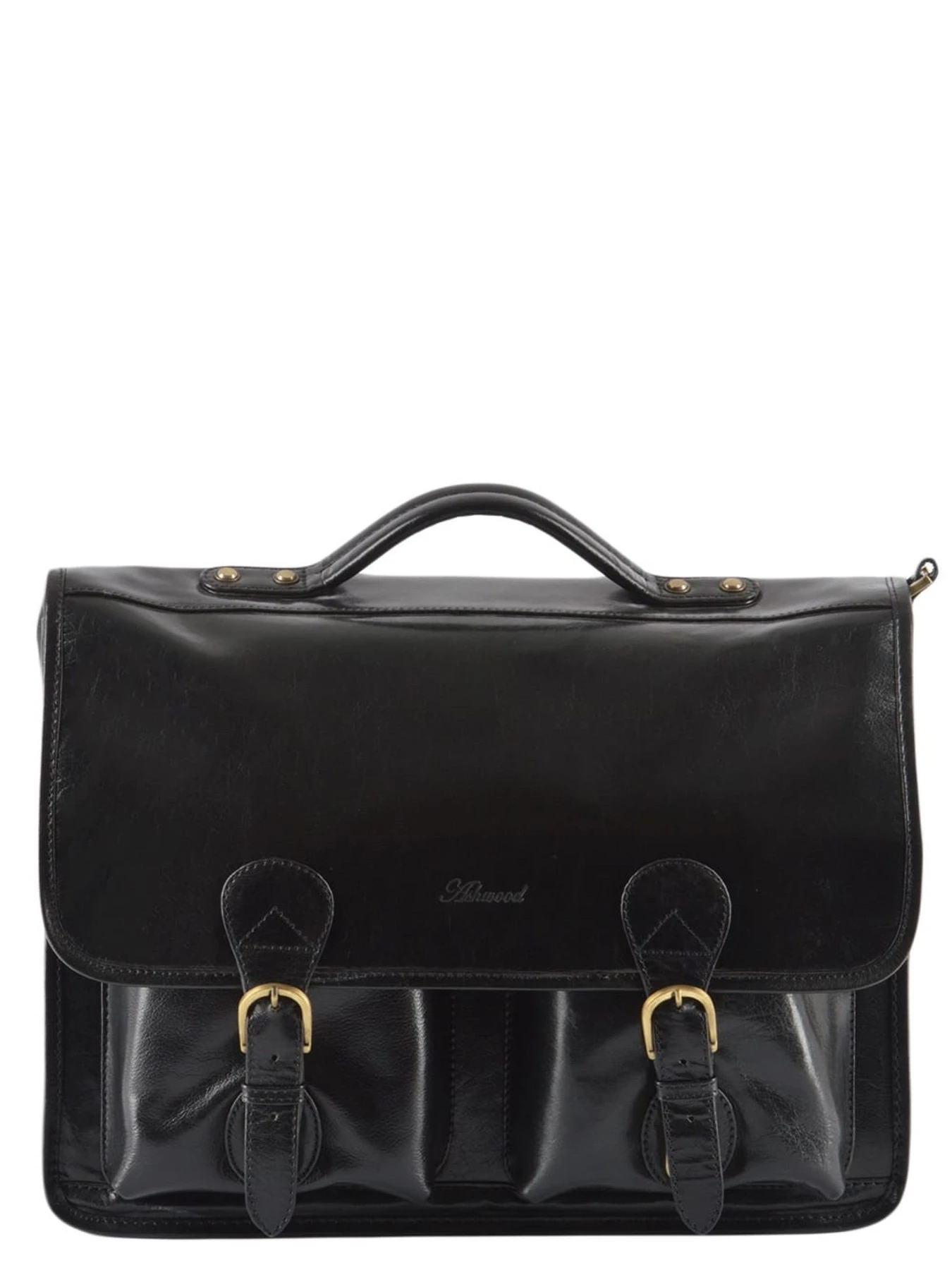 Сумки Ashwood Leather модель 8190 BLACK Сумки Ashwood Leather модель 8190 BLACK Фото