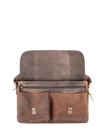 Сумки Ashwood Leather модель EDWARD OIL BRN Фото