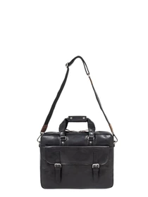 Сумки Ashwood Leather модель F83 BLACK/MUD Фото