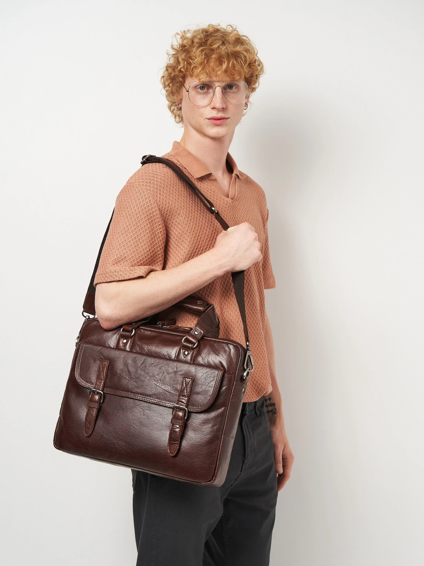 Сумки Ashwood Leather модель F83 BRANDY Сумки Ashwood Leather модель F83 BRANDY Фото