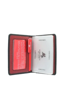 Гаманці Visconti модель VSL24 BLK/RED Фото