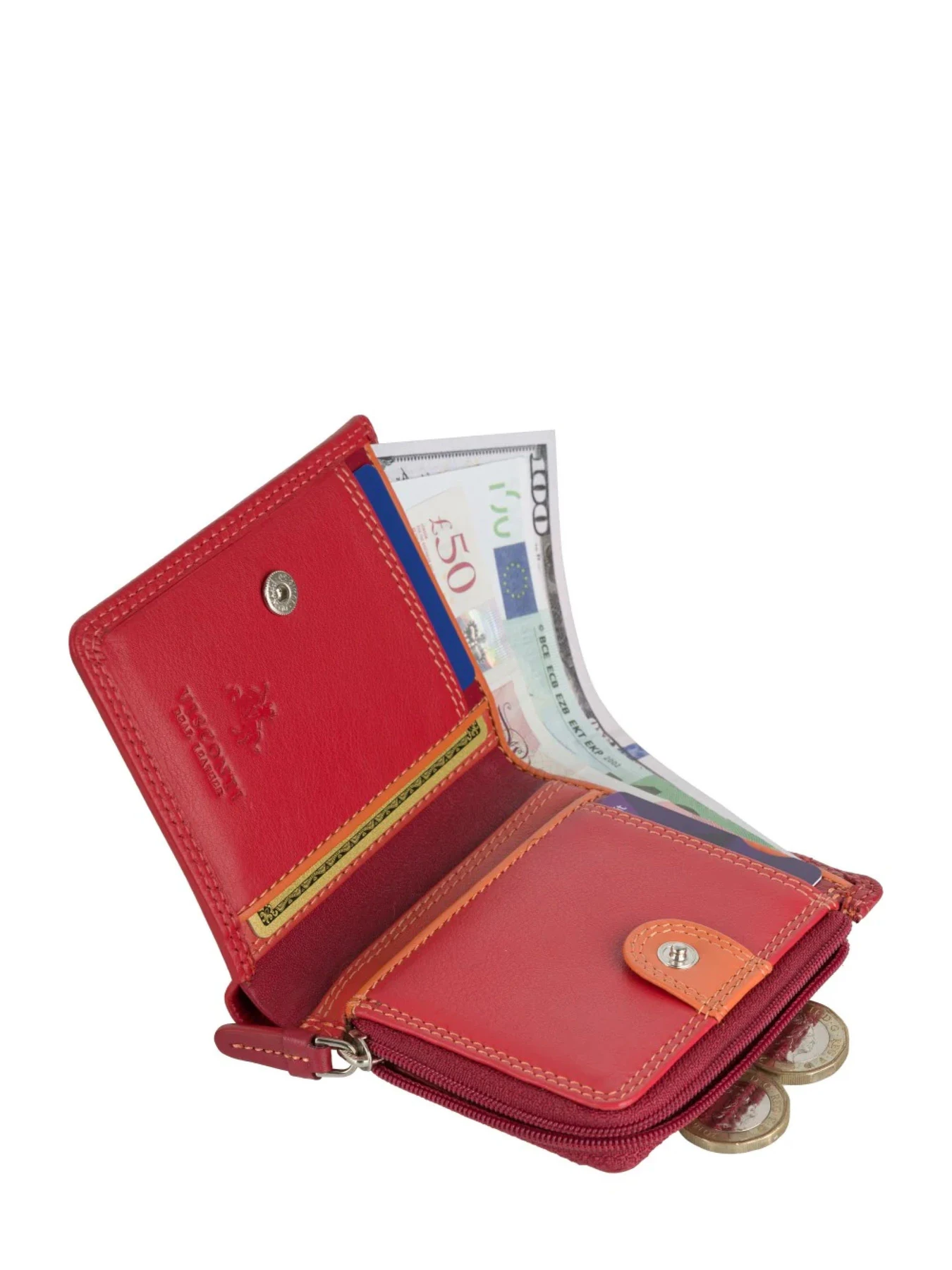 Кошельки Visconti модель RB112 RED M Кошельки Visconti модель RB112 RED M Фото