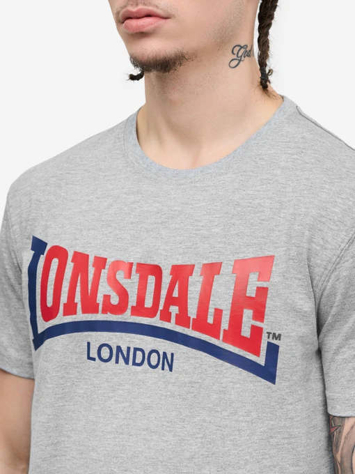 Бавовняна Чоловіча Футболка Lonsdale TWO TONE фото 3