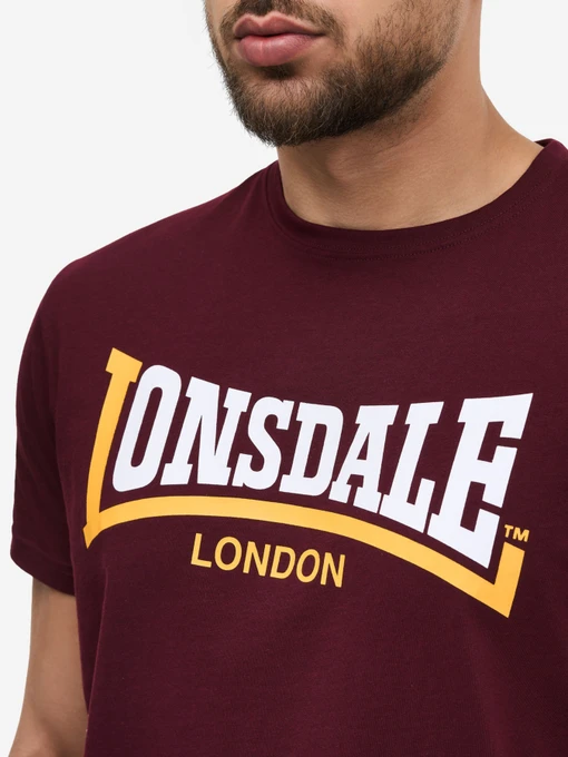Бавовняна Чоловіча Футболка Lonsdale TWO TONE фото 3