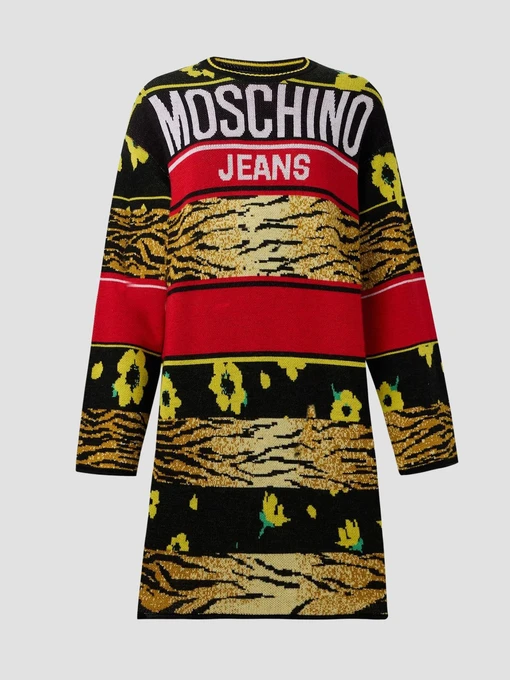 Вовняна Жіноча Сукня міні Moschino фото 2