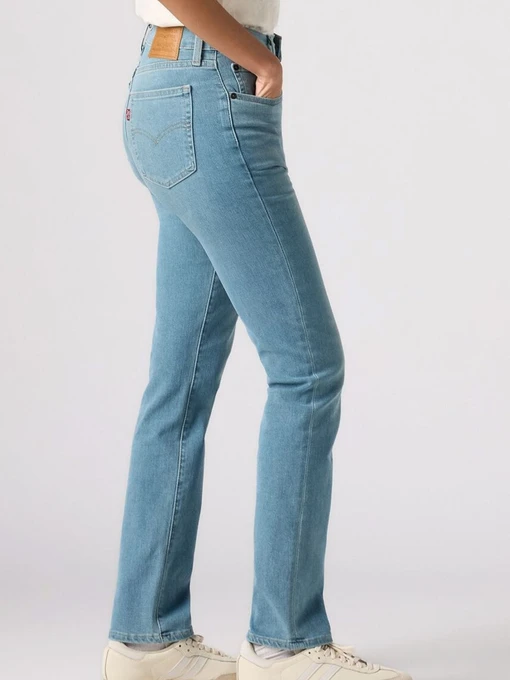 Бавовняні Жіночі Прямі джинси Levi's фото 2