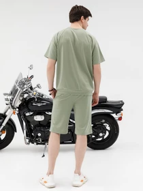 Костюмы ISSA Plus модель GN-425_olive Фото