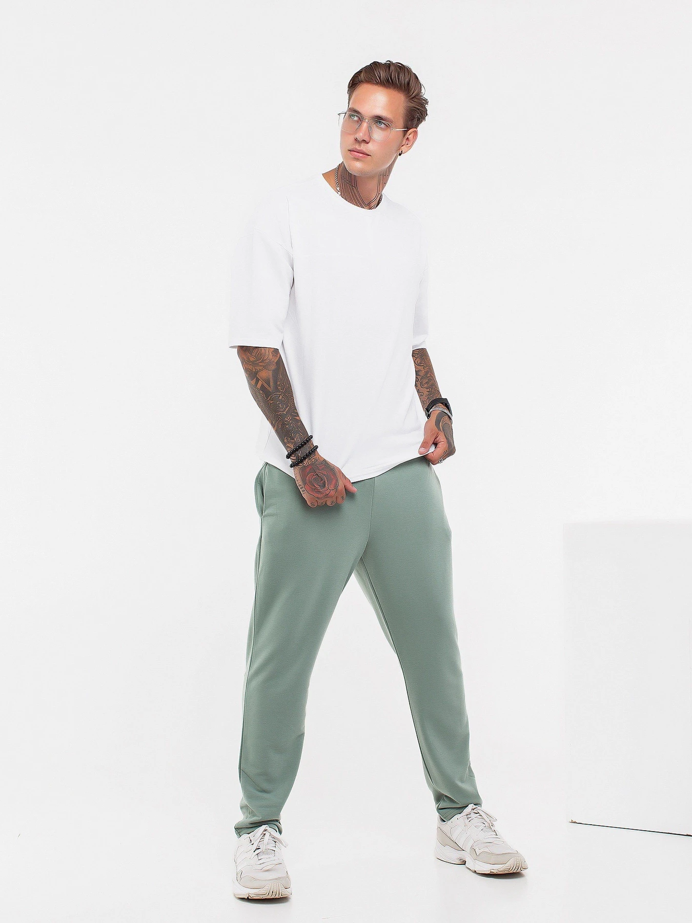 Костюмы ISSA Plus модель GN-434_mintwhite Фото
