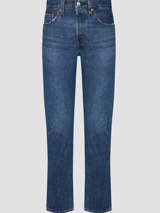 Бавовняні Жіночі Прямі джинси Levi's фото 2