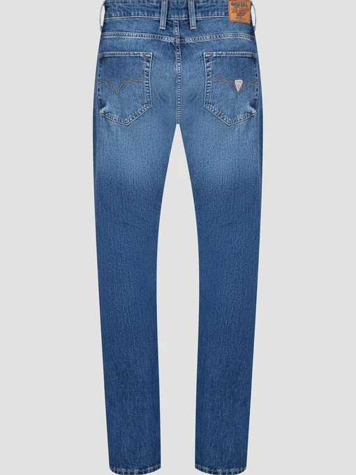 Бавовняні Чоловічі Прямі джинси GUESS фото 3