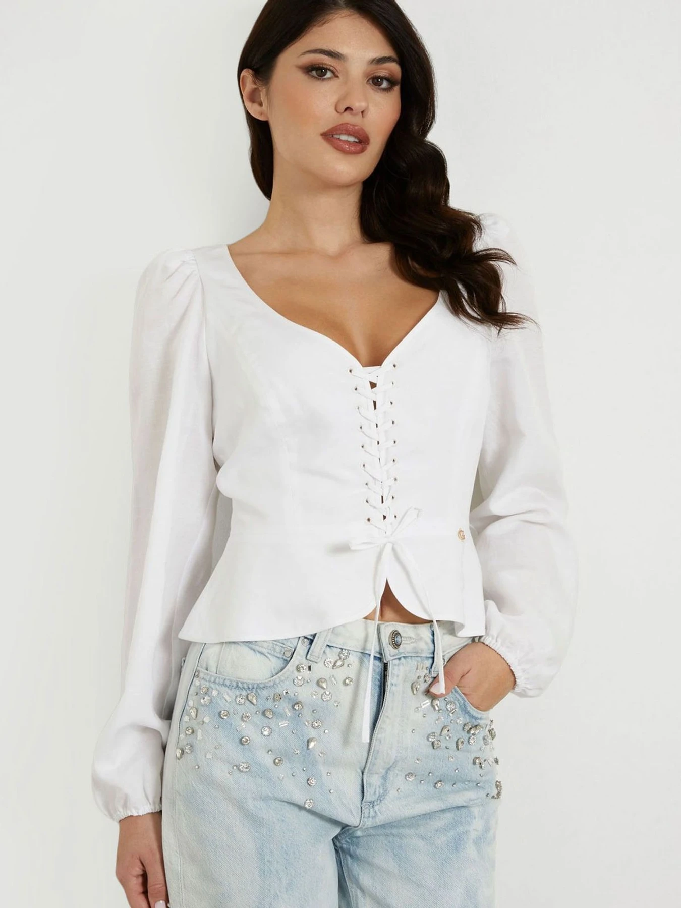Сорочки GUESS модель W4GH88.WG7B0;G011 Сорочки GUESS модель W4GH88.WG7B0;G011 Фото