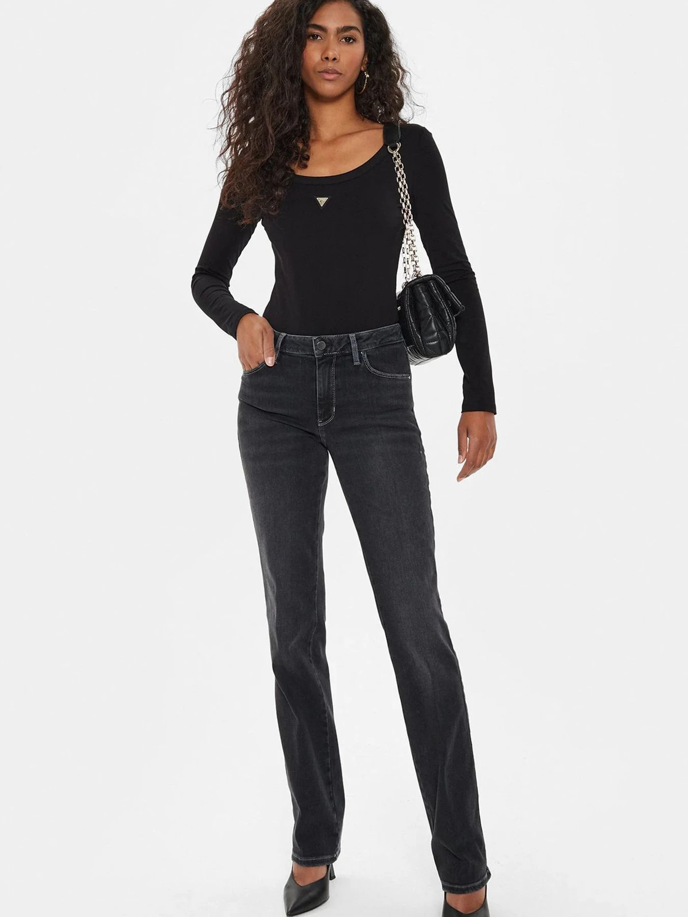 Джинсы GUESS модель W4YA0I.D5DY1;C0UN Фото