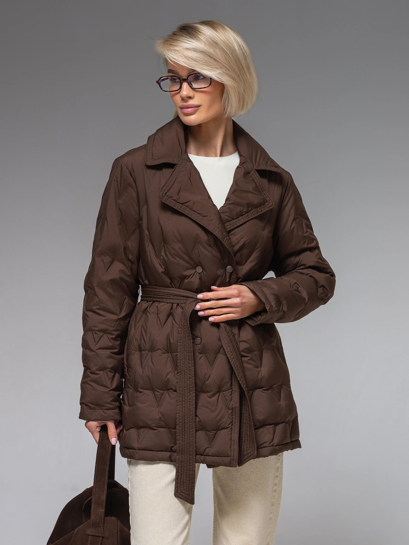 Куртки и дубленки VIVA WEAR 8900 модель 8900-chocolate Куртки и дубленки VIVA WEAR 8900 модель 8900-chocolate Фото