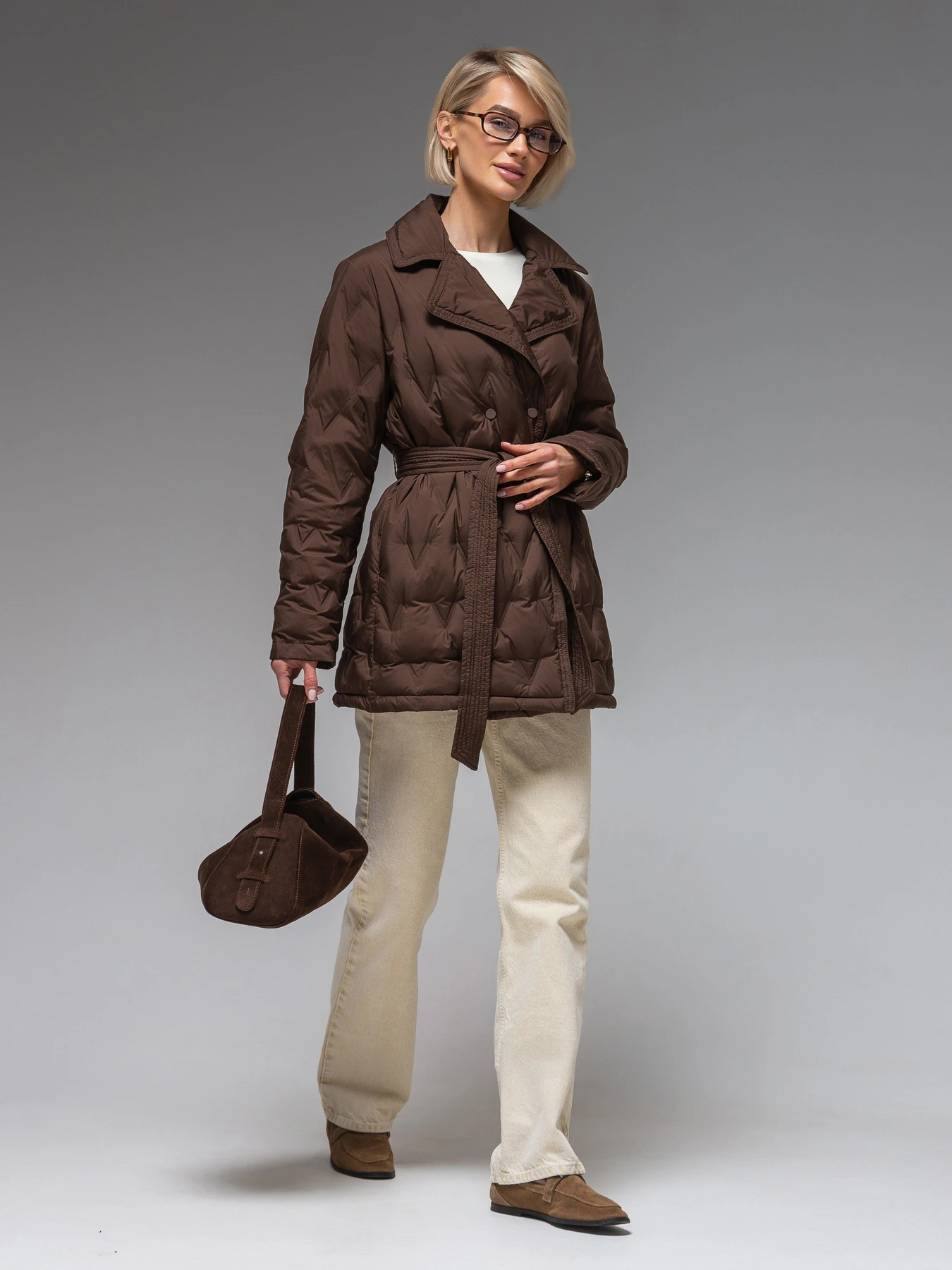 Куртки и дубленки VIVA WEAR 8900 модель 8900-chocolate Куртки и дубленки VIVA WEAR 8900 модель 8900-chocolate Фото
