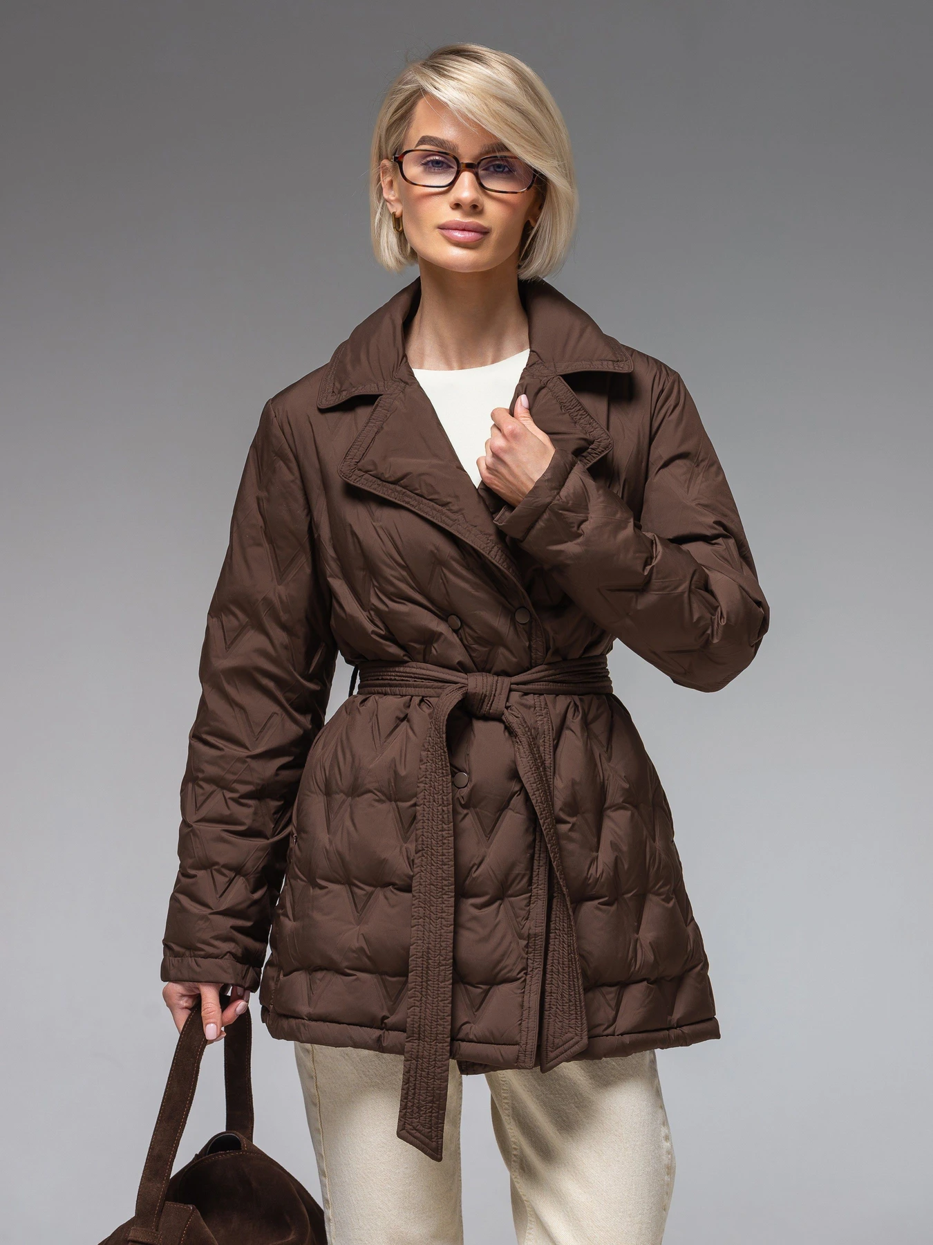 Куртки и дубленки VIVA WEAR 8900 модель 8900-chocolate Куртки и дубленки VIVA WEAR 8900 модель 8900-chocolate Фото