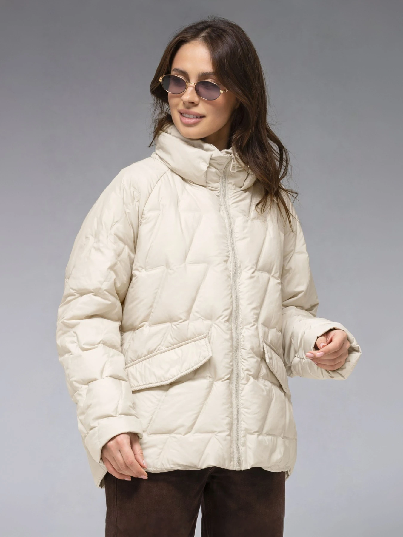 Куртки и дубленки VIVA WEAR модель 6535-milky Куртки и дубленки VIVA WEAR модель 6535-milky Фото