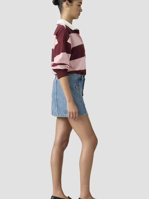 Бавовняна Жіноча Джинсова спідниця Levi's фото 2