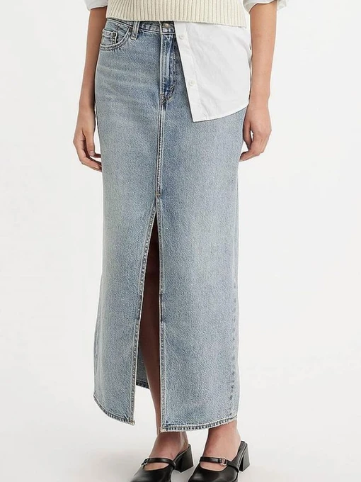Бавовняна Жіноча Джинсова спідниця Levi's фото 2