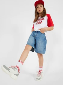 Шорты HUGO Kids модель G00040;Z25 Фото