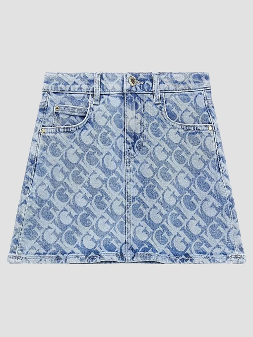 Бавовняна Дитяча Джинсова спідниця GUESS Kids фото 2