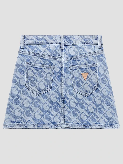 Бавовняна Дитяча Джинсова спідниця GUESS Kids фото 3