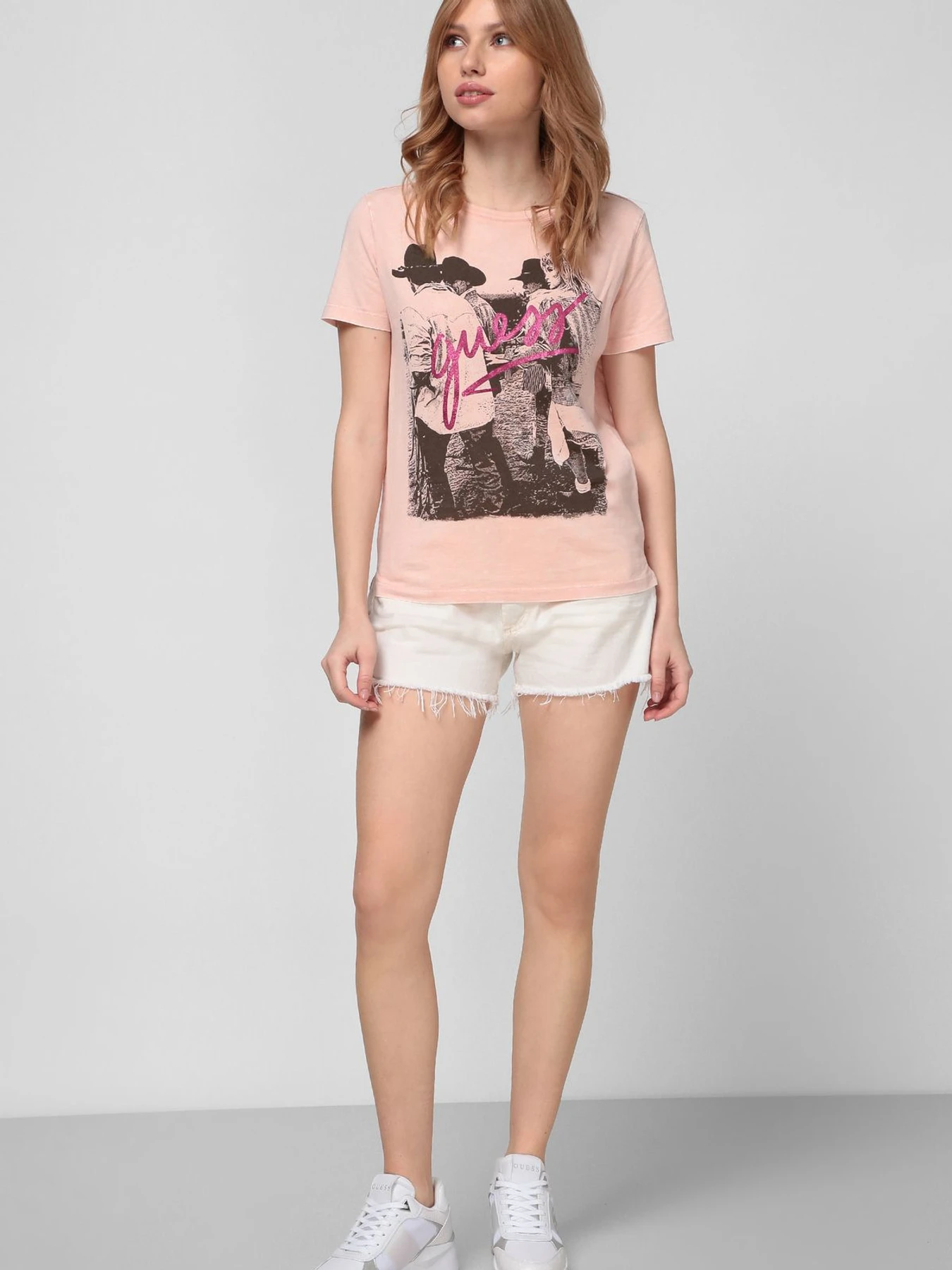 Шорты GUESS модель W1GD19.D4DQ1;DPAN Фото