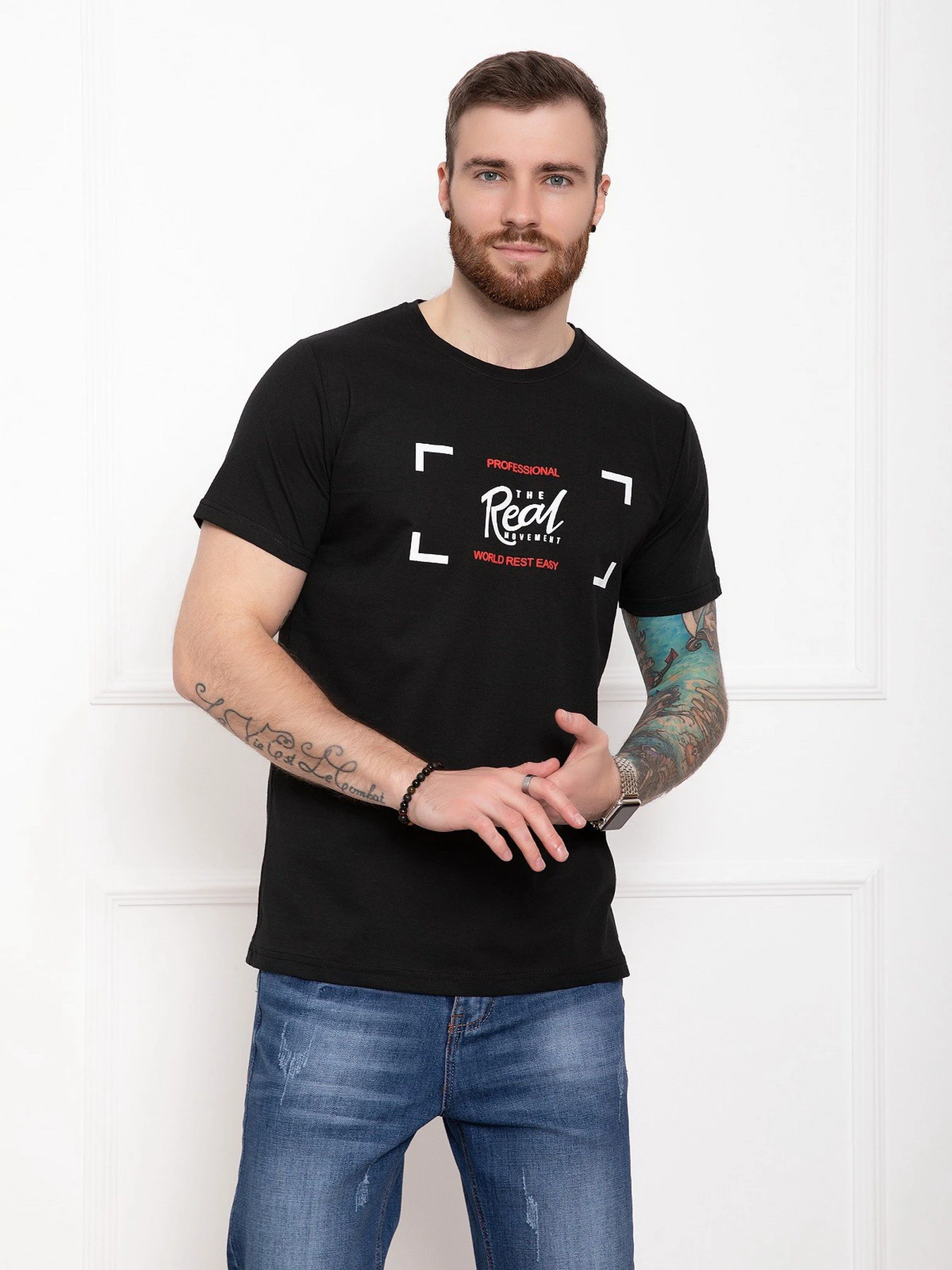 Футболки і поло ISSA Plus модель GN4-29_black Футболки і поло ISSA Plus модель GN4-29_black Фото