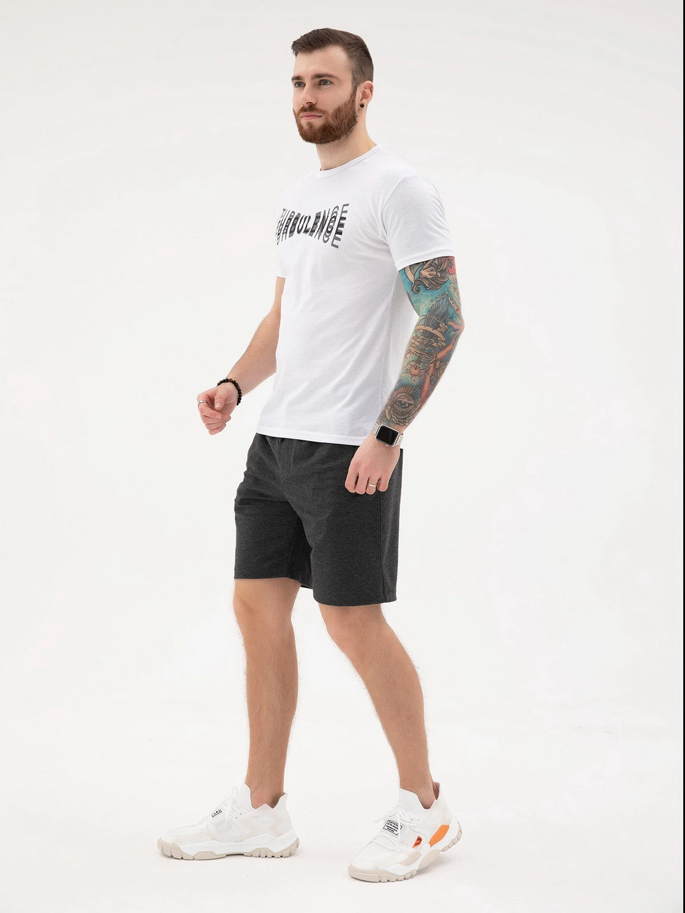 Шорти ISSA Plus модель GN-433_darkgray Фото