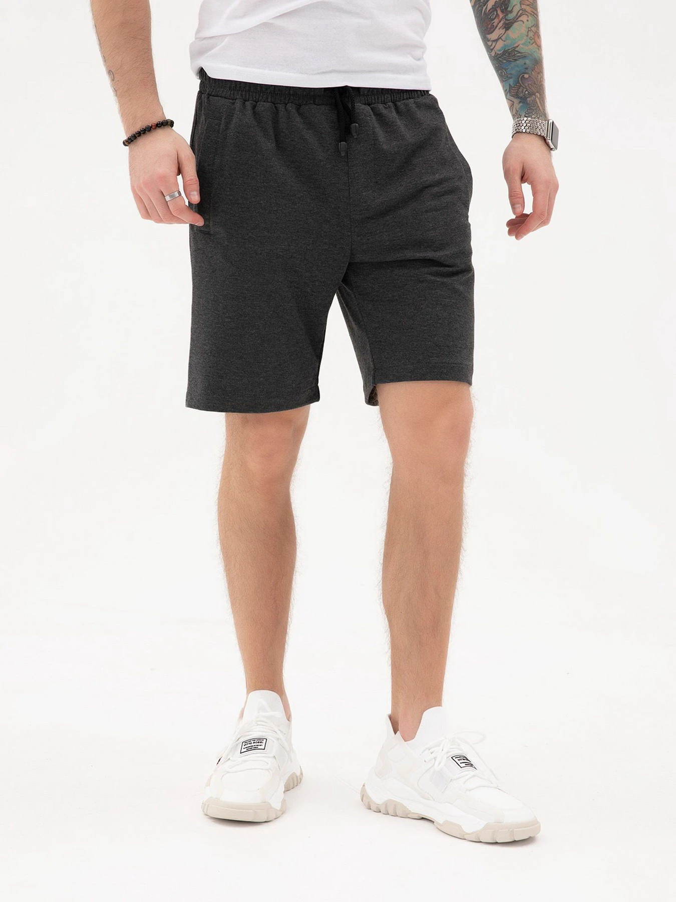 Шорти ISSA Plus модель GN-433_darkgray Фото