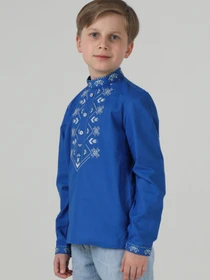 Вышиванки Folk Moda модель fm3112-sinj Фото