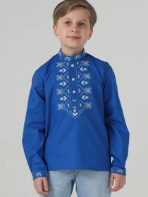 Вышиванки Folk Moda модель fm3112-sinj Фото