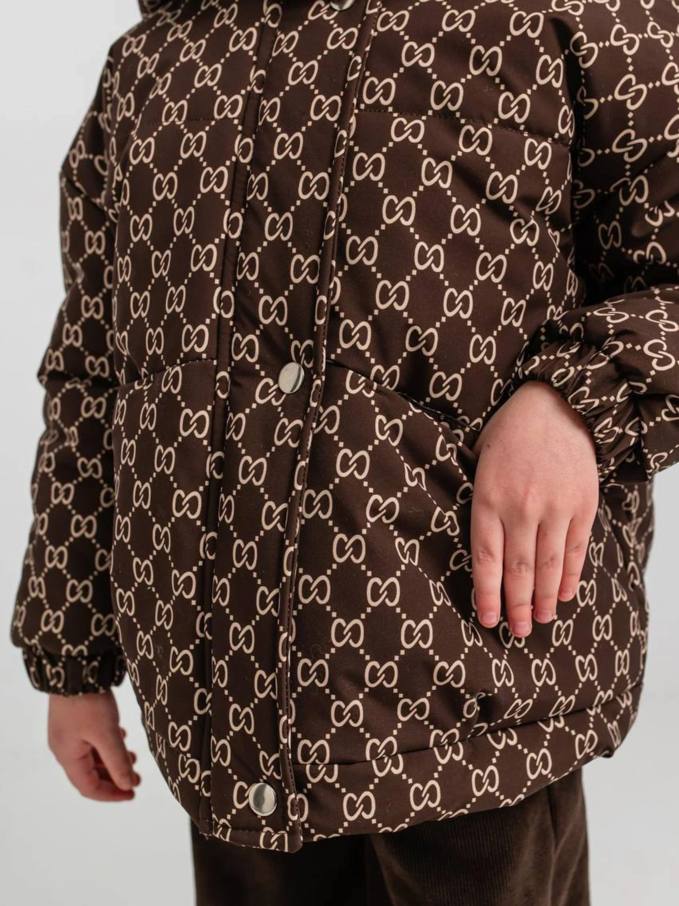Куртки и дубленки Denchik модель dn-8471-korichnevij Куртки и дубленки Denchik модель dn-8471-korichnevij Фото