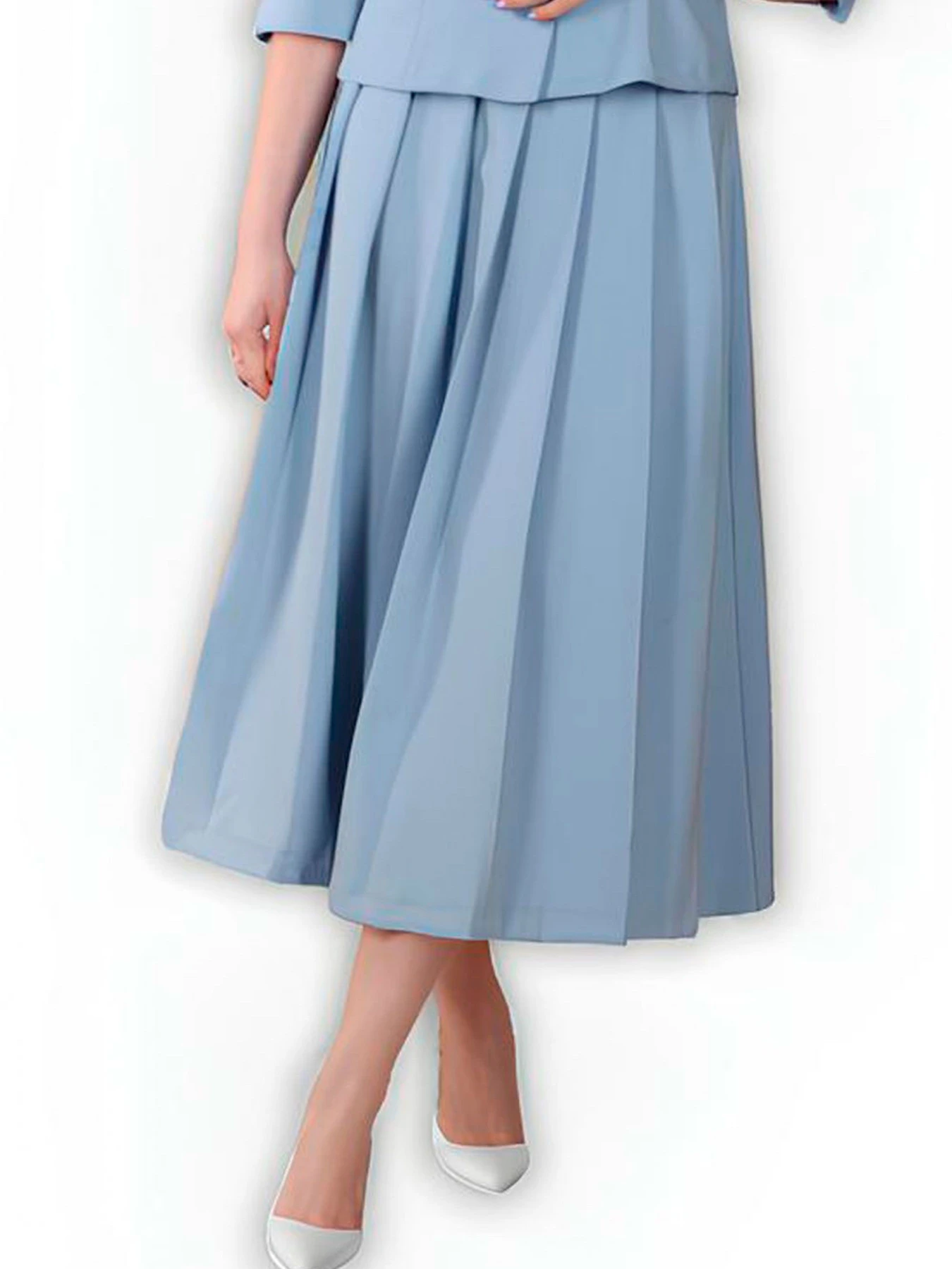 Юбки LadyLike модель ll237820069-blakitnij Юбки LadyLike модель ll237820069-blakitnij Фото