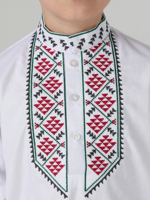 Бавовняна Дитяча Вишита сорочка Folk Moda фото 3