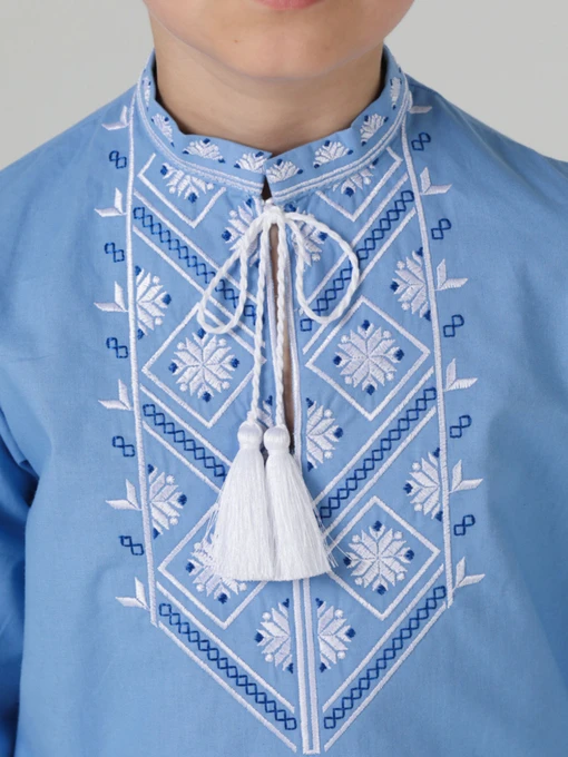 Бавовняна Дитяча Вишита сорочка Folk Moda фото 3