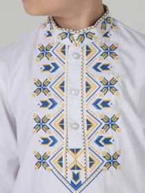 Вышиванки Folk Moda модель fm3103-blij Фото