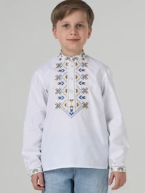 Вышиванки Folk Moda модель fm3103-blij Фото