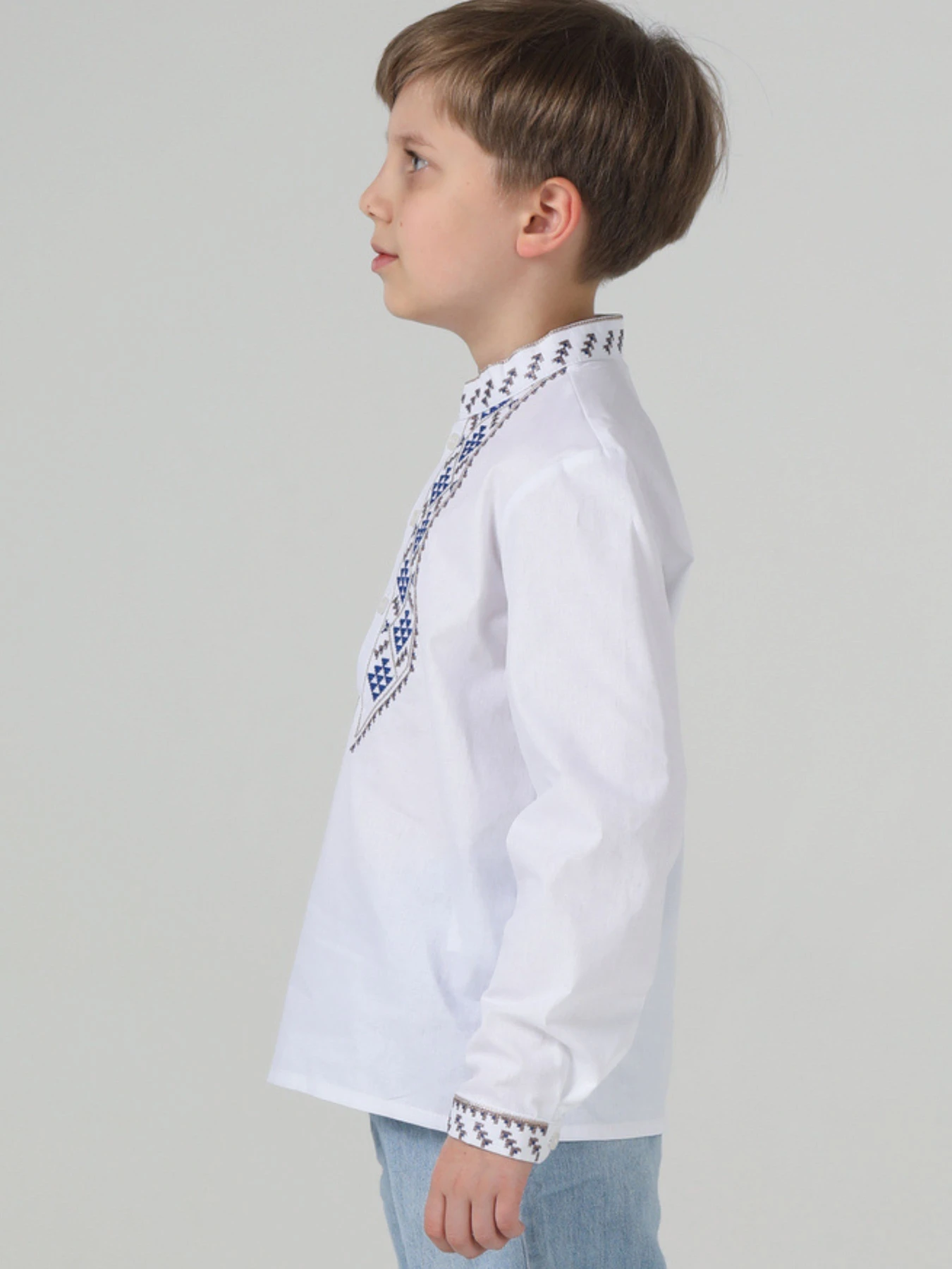 Вышиванки Folk Moda модель fm3097-blij Вышиванки Folk Moda модель fm3097-blij Фото