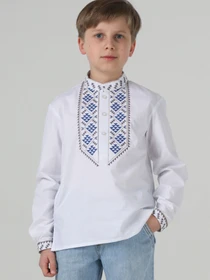 Вышиванки Folk Moda модель fm3097-blij Фото