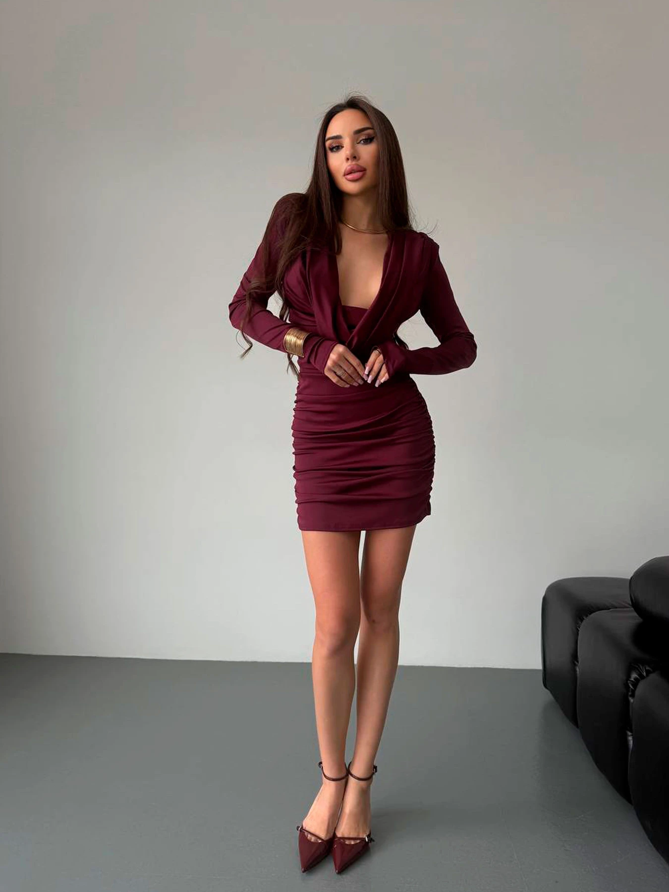 Сукні Uaclothes модель like16474-bordovj Сукні Uaclothes модель like16474-bordovj Фото