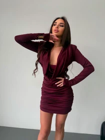 Сукні Uaclothes модель like16474-bordovj Фото