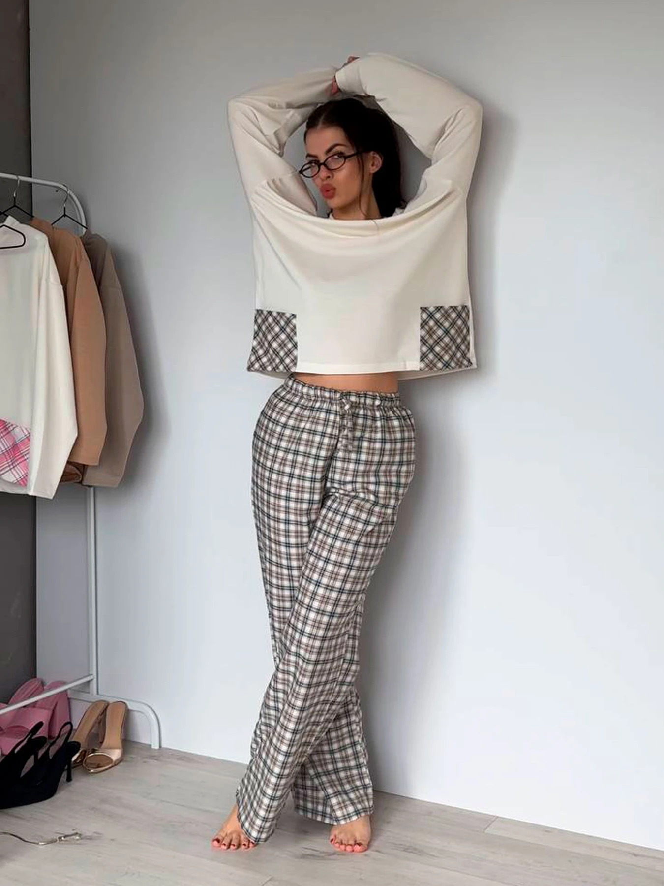 Одежда для дома и сна Uaclothes модель like16380-bezhevj Одежда для дома и сна Uaclothes модель like16380-bezhevj Фото