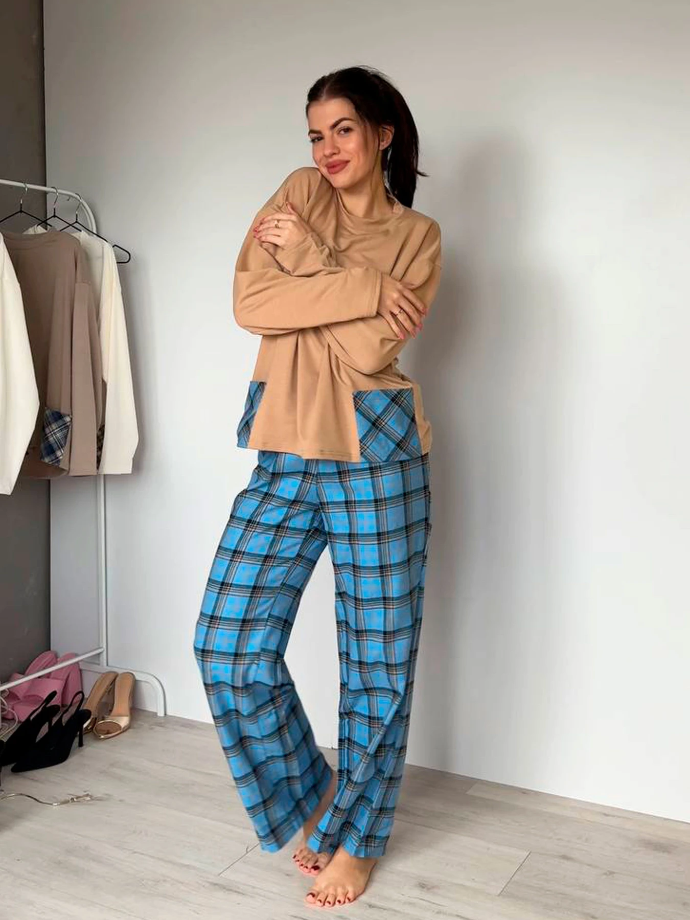 Одежда для дома и сна Uaclothes модель like16380-goluboj Одежда для дома и сна Uaclothes модель like16380-goluboj Фото