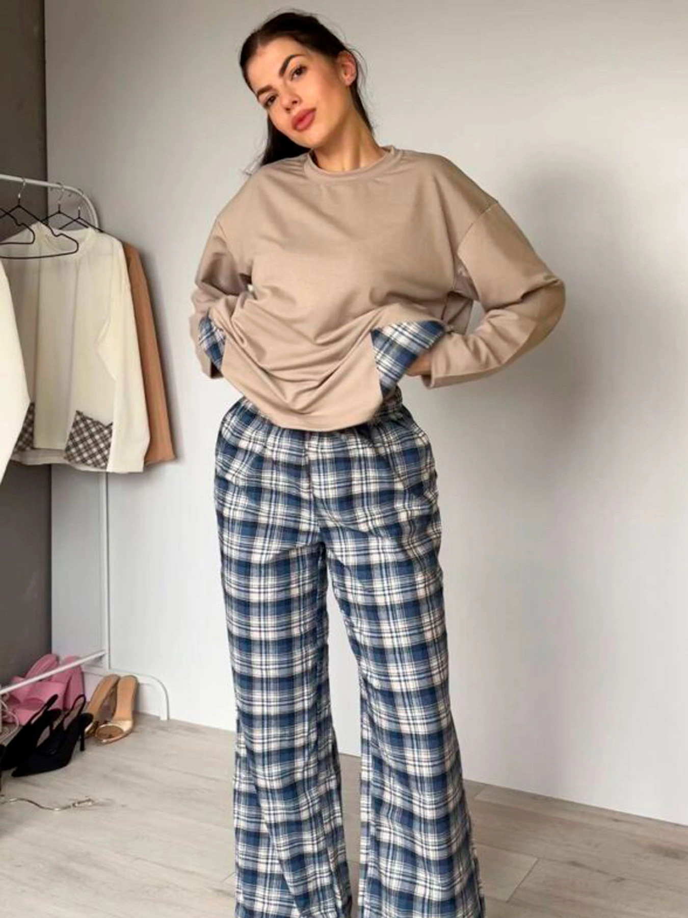 Одежда для дома и сна Uaclothes модель like16380-sinij Одежда для дома и сна Uaclothes модель like16380-sinij Фото