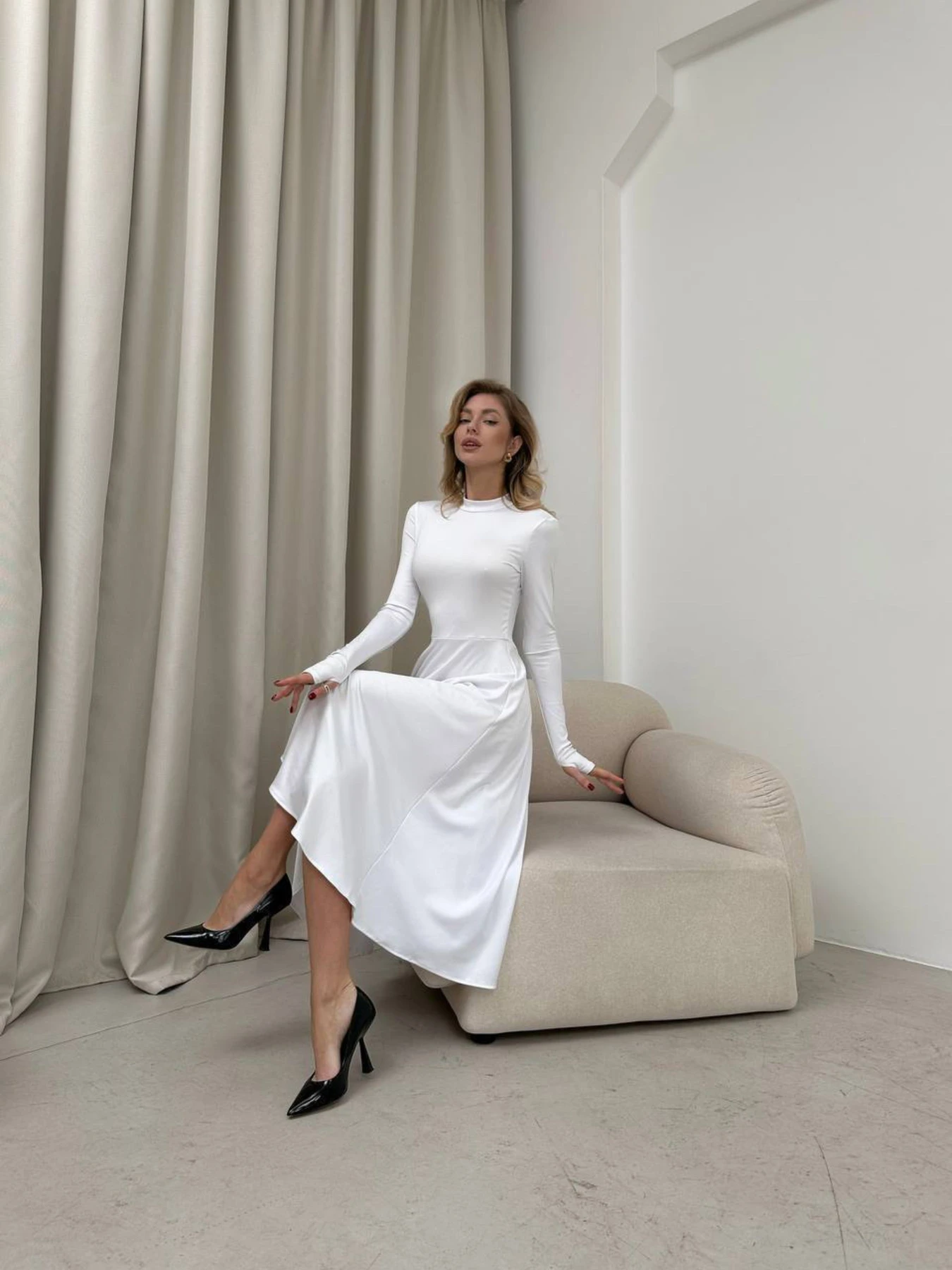 Платья Uaclothes модель like16373-belj Платья Uaclothes модель like16373-belj Фото