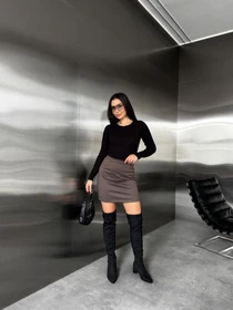 Спідниці Uaclothes модель like16369-kofejnij Фото