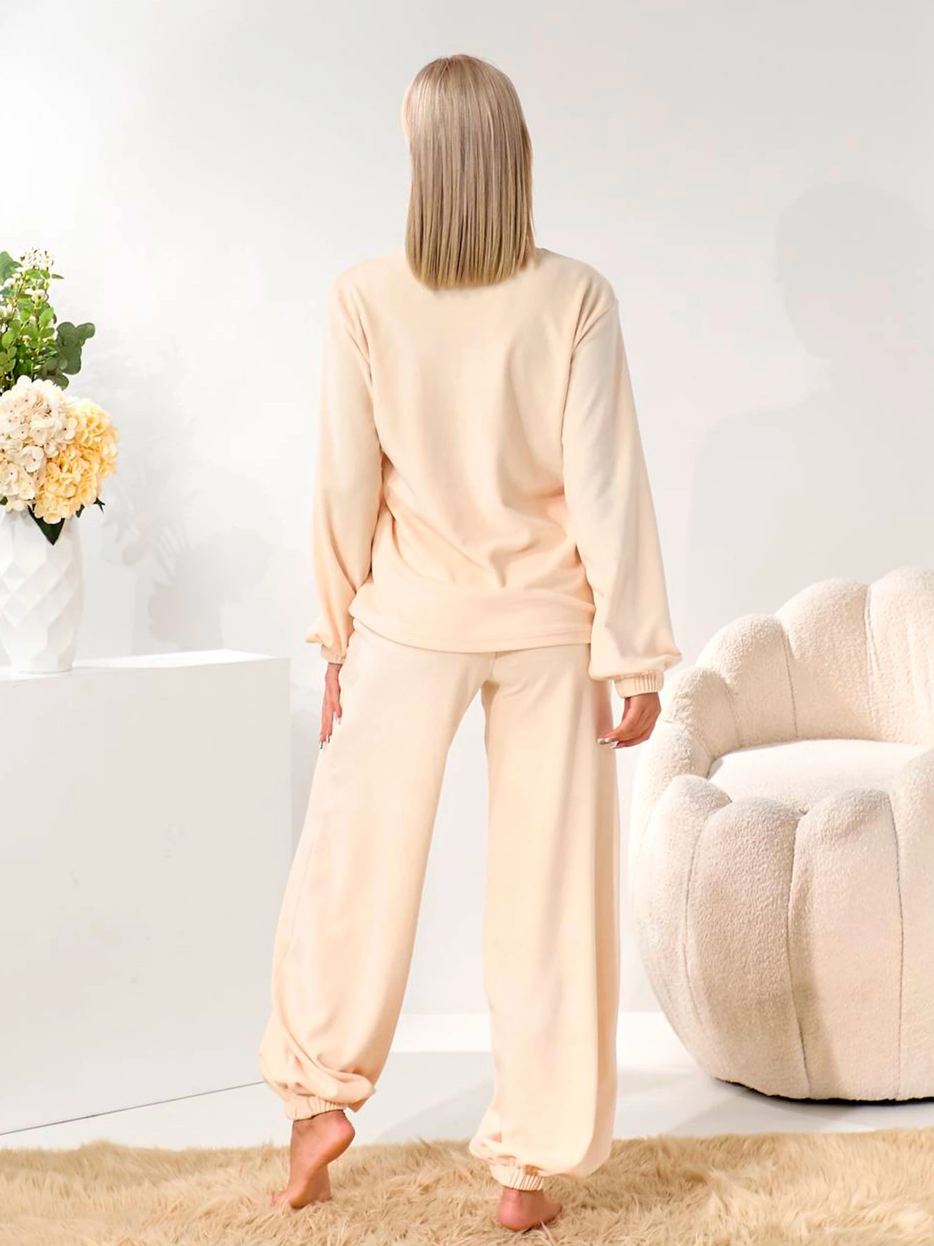 Одежда для дома и сна Uaclothes модель like16361-molochnj Одежда для дома и сна Uaclothes модель like16361-molochnj Фото