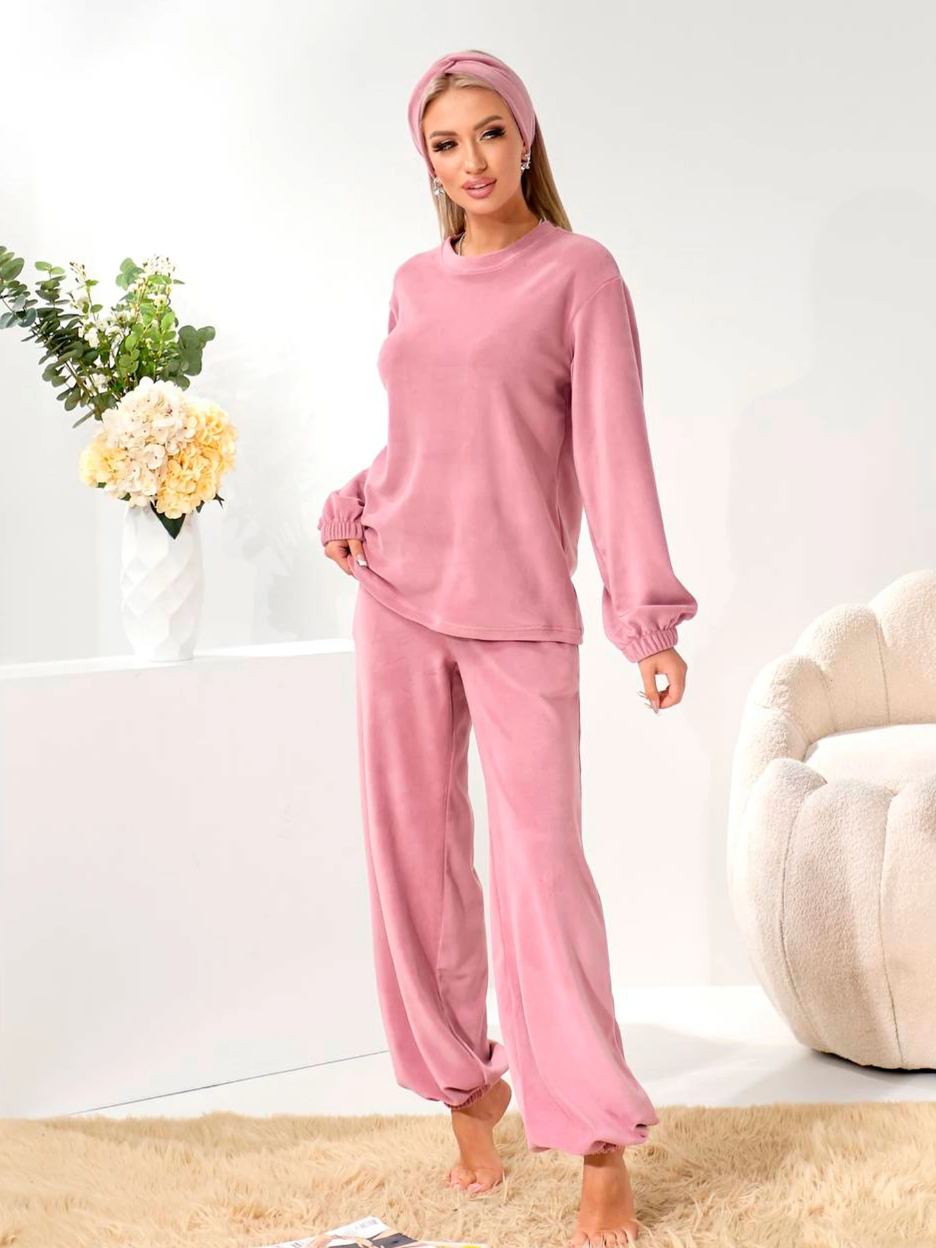 Одежда для дома и сна Uaclothes модель like16361-pudrovj Одежда для дома и сна Uaclothes модель like16361-pudrovj Фото