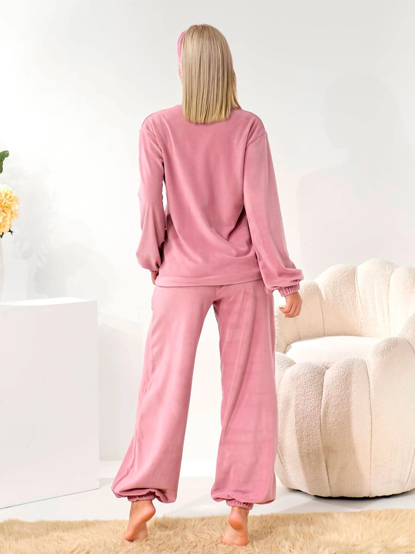 Одежда для дома и сна Uaclothes модель like16361-pudrovj Одежда для дома и сна Uaclothes модель like16361-pudrovj Фото