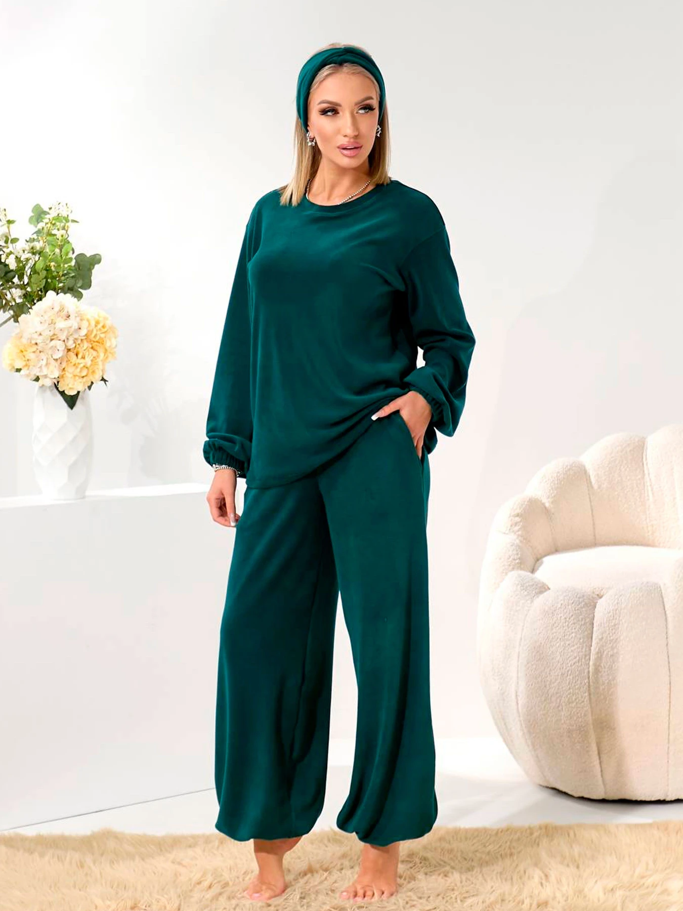 Одежда для дома и сна Uaclothes модель like16361-izumrudnj Одежда для дома и сна Uaclothes модель like16361-izumrudnj Фото